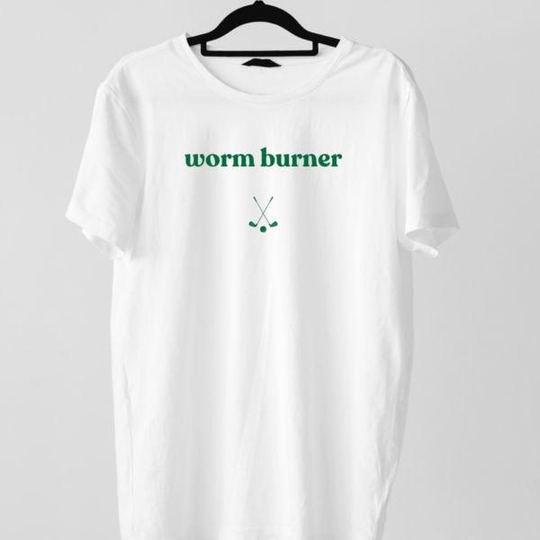 worm burner golf tshirt